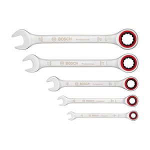 Bosch 5 Pcs Ratchet Spanner Set, 1 600 A02 Z3D