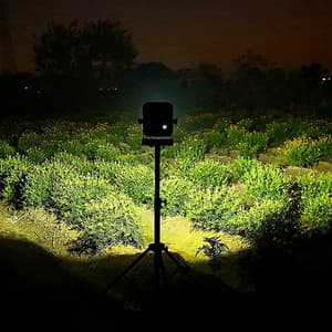 Groz 30W Dual Power LED COB Rechargeable Work Light Mounted On Tripod, LED/670T