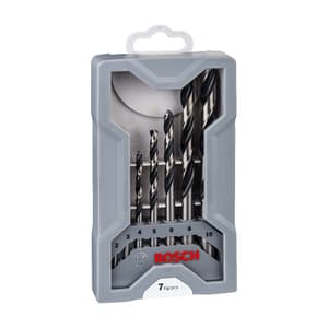 Bosch 7 Pcs PointTeQ Mini-X-Line HSS Twist Drill Bit Set, 2 608 577 347