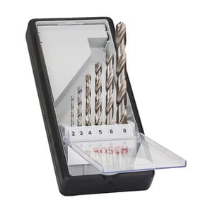 Bosch 6 Pcs Robust Line 135° HSS-G Metal Drill Bit Set, 2 607 010 529