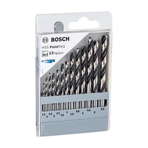 Bosch 13 Pcs PointTeQ HSS Twist Drill Bit Set, 2 608 577 349
