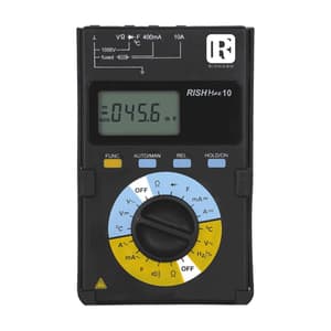 Rishabh 3-3/4 Digit / 3999 Count Digital Multimeter, Rish Max 10