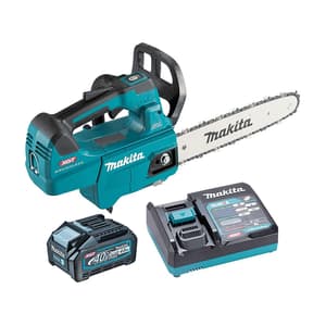 Makita 40Vmax XGT BL 300 mm (12") Cordless Top Handle Chain Saw with Rapid Charger & 1 Pcs 4.0Ah Battery, UC003GM101