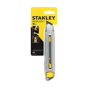Stanley 18 mm Interlock Snap Off Blade Knife, 0-10-018