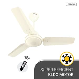 Atomberg Efficio 900 mm Energy Efficient Ceiling Fan With BLDC Motor & Remote (Ivory)