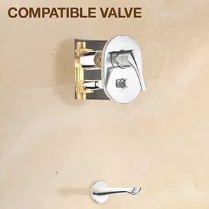 Kohler Vive Recessed Bath & Shower Trim With Diverter In Polished Chrome Finish, K-23971IN-4FP-CP