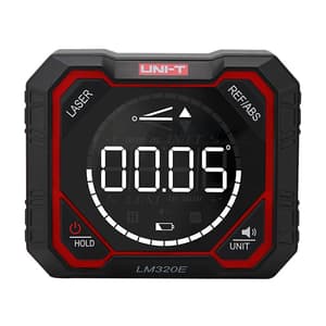 UNI-T 4 to 90° Digital Angle Meter with Laser, LM320E