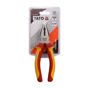 Yato 6 inch / 160 mm Insulated Combination Pliers (VDE), YT-21151