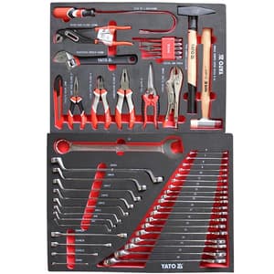 Yato 6 Drawers Roller Cabinet with Tools (217 Pcs), YT-55303