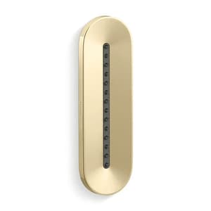 Kohler Statement Oblong Vichy Water Tile / Body Shower In French Gold Finish, K-26300IN-AF