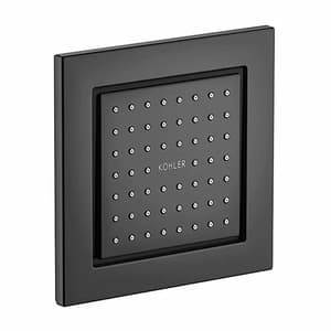Kohler Watertile 54 Nozzle Square Body Spray With Soothing Spray In Matte Black Finish, K-8002IN-BL