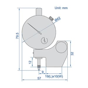 Insize 0 to ±5 mm Digital Height Gauge, 2147-4A