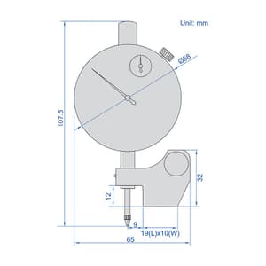 Insize 0 to ±5 mm Digital Height Gauge, 2147-4B