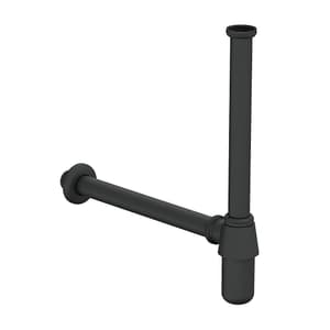 Kohler Complementary 350 mm Bottle Trap Without Drain In Matte Black Finish, K-75823IN-BL