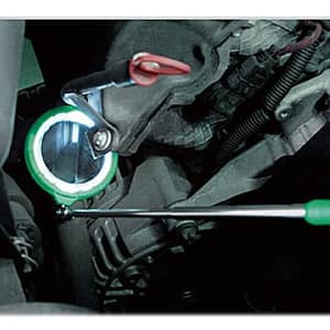 Toptul 55 mm Magnifying Telescoping Inspection Mirror with Led Light, JJAM0596