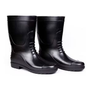 Hillson Chota Hathi Black Dual Density PVC Safety Gumboots