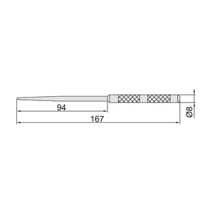 Insize 167 mm / 6.5 inch Nickel Plated Scriber, 7231
