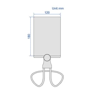 Insize 1.8X Resin Lens Magnifier, 7530-1D8