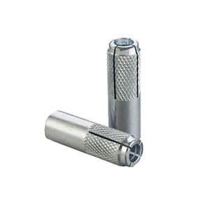 Pentagon (SS 304) M10 x 12 x 40 Drop In Anchors With Knurling - Bullet Anchors (Pack of 50 Pcs)