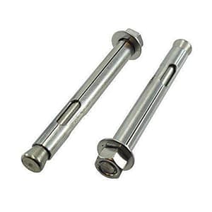 Pentagon 10 x 12 x 100 mm SS 202 Sleeve Anchors (Pack of 35 Pcs)