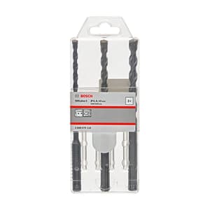 Bosch M6, M8, M10 SDS plus-1 Drill Bits Set (Pack of 3 Pcs), 2 608 579 118