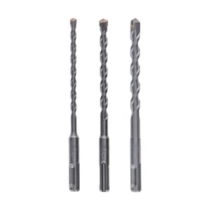 Bosch M6, M8, M10 SDS plus-1 Drill Bits Set (Pack of 3 Pcs), 2 608 579 118
