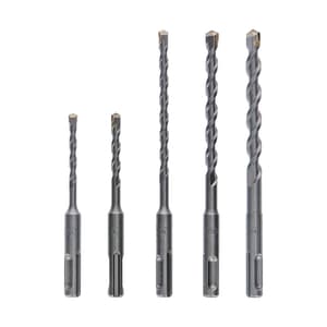Bosch M5, M6, M6, M8, M10 SDS plus-1 Drill Bits Set (Pack of 5 Pcs), 2 608 579 119