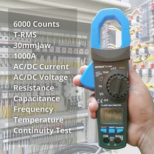 Metravi 3-4/5 Digit / 1000A Digital TRMS AC/DC Clamp Meter, DT-3690