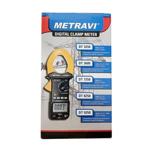 Metravi 3-3/4 Digit / 1000A Digital Auto-Ranging AC/DC Clamp Meter, DT-3250
