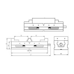 Apex 791 - 150 mm / 6 inch Precision Self Centering High Grip Machine Vice