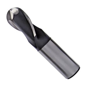 Miranda 10 x 75 mm Solid Carbide End Mill (4 Flute Ball Nose, TiAIN Coated)