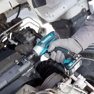 Makita 12V max CXT Li-Ion 9.5 mm (3/8") Cordless Impact Wrench with Charger & 2 Pcs 1.5Ah Batteries, TW140DWYEX