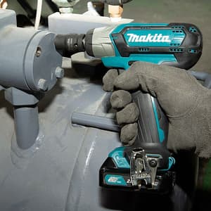 Makita 12V max CXT Li-Ion 145 Nm Cordless Impact Wrench with Charger & 2 Pcs 2.0Ah Batteries, TW141DWAE