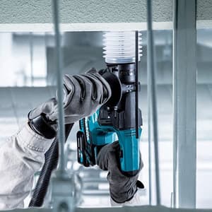 Makita 12V max CXT BL 16 mm (5/8") SDS-PLUS Cordless Rotary Hammer with Charger & 1 Pcs 1.5Ah Batteries, HR166DWYJ