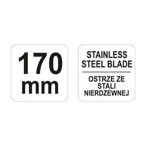 Yato 170 mm / 7 inch Tailoring Scissors, YT-19763
