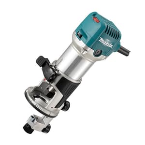 Makita 6mm (1/4") 710W Variable Speed Trimmer With Anti-Restart Function, RT0702C