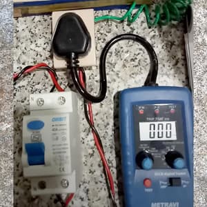 Metravi 500mA Current Rating Digital ELCB Tester, 1810D
