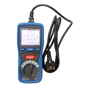 Metravi 3 Digits / 1000mA Current Rating Digital ELCB / RCCB Tester, 1813