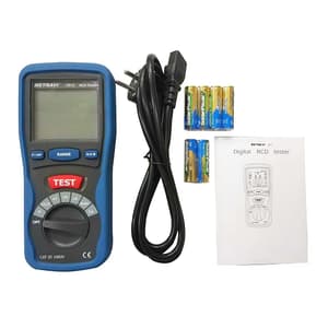 Metravi 3 Digits / 1000mA Current Rating Digital ELCB / RCCB Tester, 1813