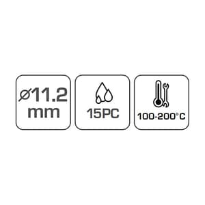 Hogert 11.2 mm Glue Gun Sticks (Pack of 15 Pcs), HT2C131