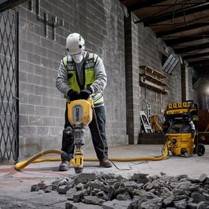 Dewalt 1700W 11kg SDS Max Inline Demolition Hammer, D25911K-IN