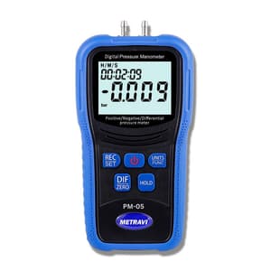 Metravi ±30PSI / 206.8 kPa Multifunction Differential Pressure Manometer, PM-05