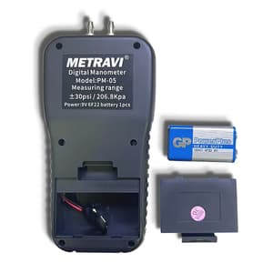 Metravi ±30PSI / 206.8 kPa Multifunction Differential Pressure Manometer, PM-05