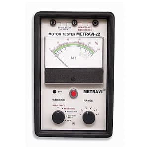 Metravi 0 - 20M Ohms Electric Motor Checker With Analogue Display, MC-22