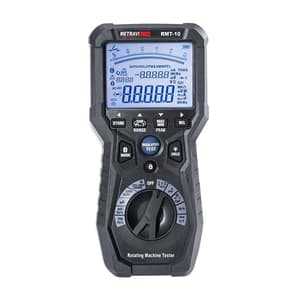 Metravi 1000V / 2000 Ohms Pro Rotating Machine Tester With Built-In T-RMS Multimeter, Data logger, RMT-10