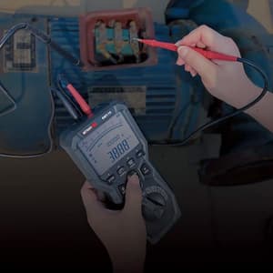 Metravi 1000V / 2000 Ohms Pro Rotating Machine Tester With Built-In T-RMS Multimeter, Data logger, RMT-10