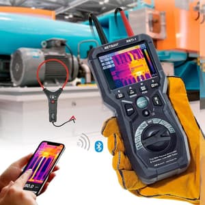 Metravi 1000V / 2000 Ohms Pro Rotating Machine Tester With Built-In Thermal lmager, T-RMS Multimeter, Data logger, RMTi-1