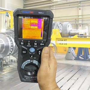 Metravi 1000V / 2000 Ohms Pro Rotating Machine Tester With Built-In Thermal lmager, T-RMS Multimeter, Data logger, RMTi-1