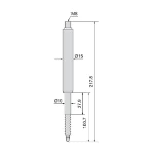 Insize 50 mm Optical Grating Type Linear Gauge, 7138-505