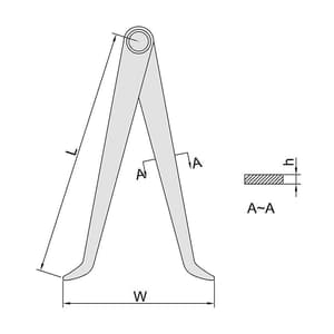 Insize 200 mm / 8 inch Inside Caliper, 7240-200
